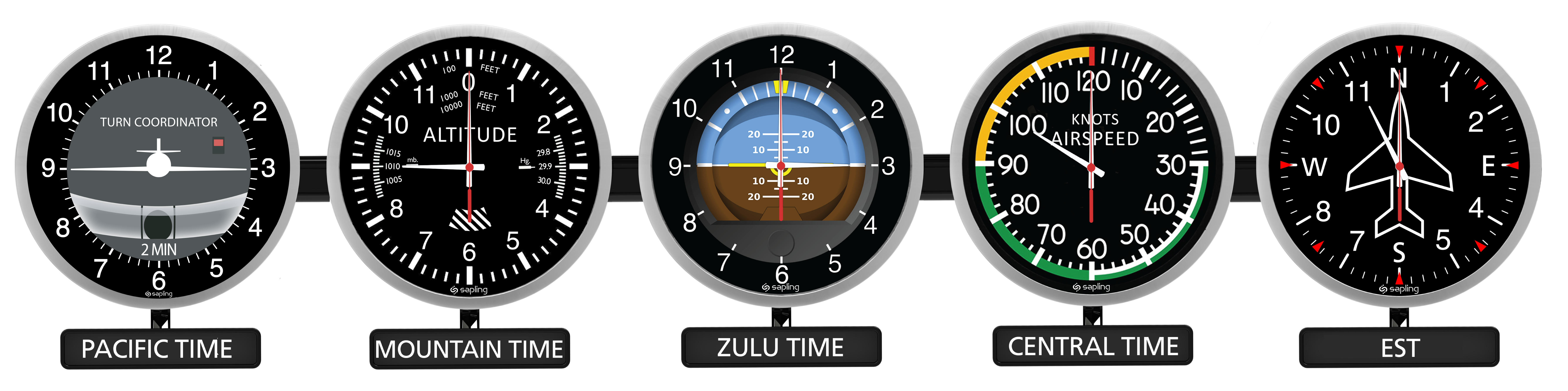 Aviation Time Zone Clock