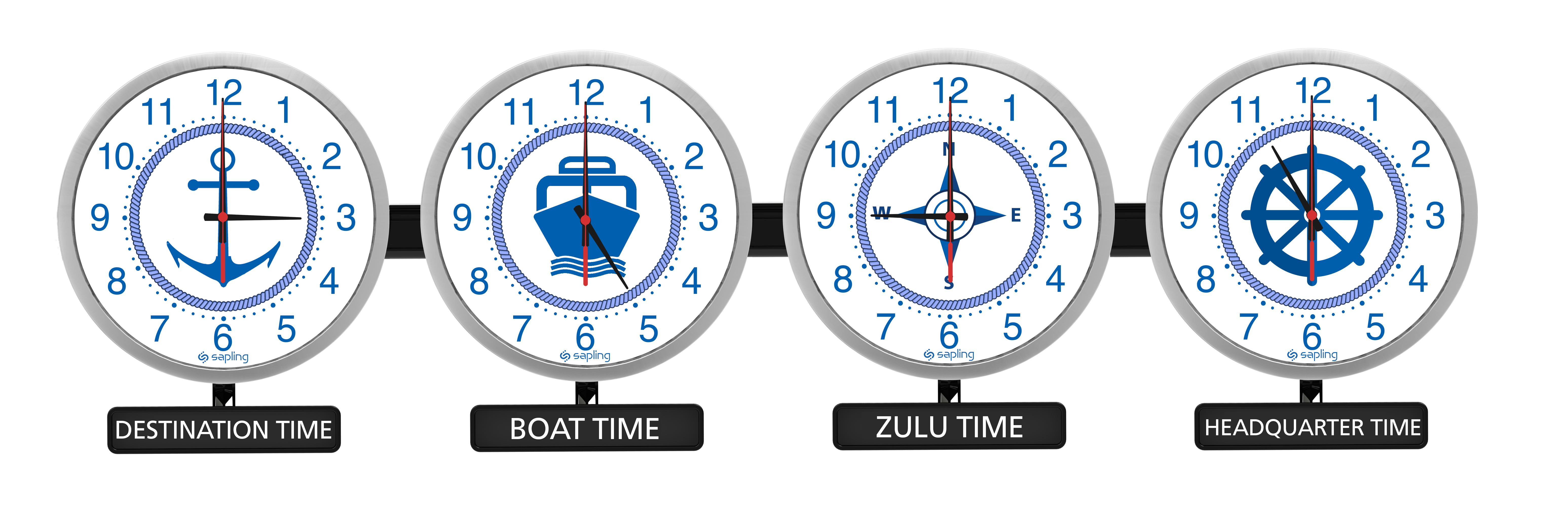 Marine Time Zone Clock