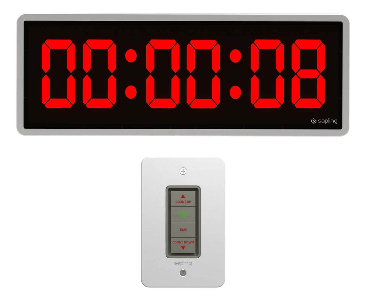 5'' Character High LED Countdown Count Up Timer With Remote For Sport Timing Use 